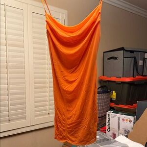 Forever 21 Orange Mini Dress